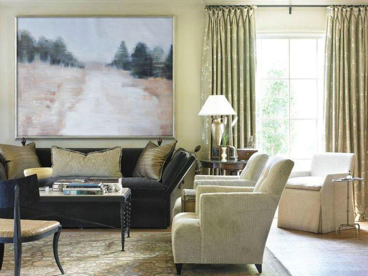 Handmade Extra Large Contemporary Painting,Horizontal Abstract Landscape Oil Painting On Canvas,Large Oil Canvas Art,Grey,Nude,Dark Green.etc